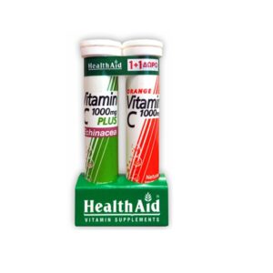 Health Aid Echinacea Plus Vitamin C 20αναβ. + Vit. C 1000mg 20αναβ. Promo