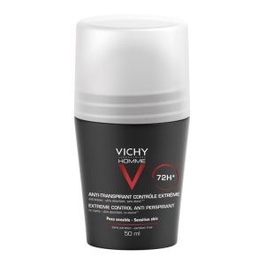 Vichy Homme Deodorant Roll-on Homme 72h για Έντονη Εφίδρωση