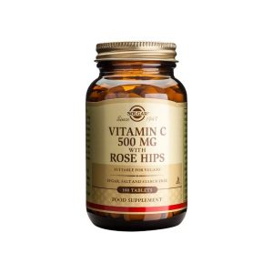 Solgar Vitamin C with Rose Hips 500mg 100tabs