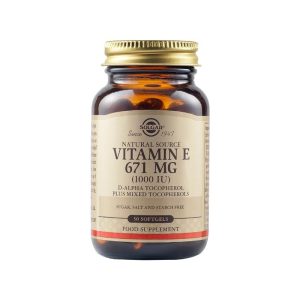 Solgar Vitamin E 1000IU 50softgels