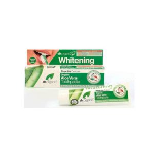 Dr. Organic Aloe Vera Toothpaste Whitening (λευκαντική οδοντόκρεμα)