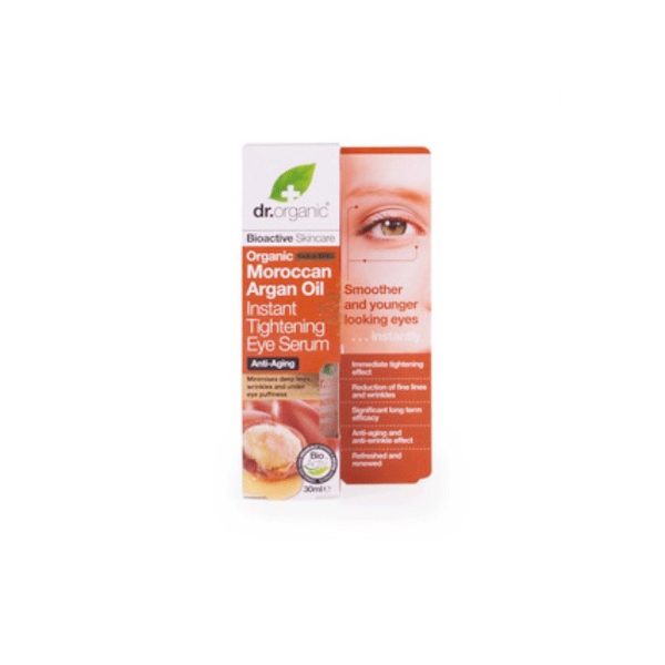 Dr. Organic Moroccan Argan Oil Instant Tightening Eye Serum (αντιγηραντικό serum ματιών)