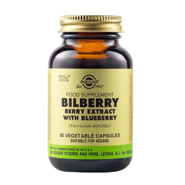 Solgar Bilberry Berry Extract 60veg.caps