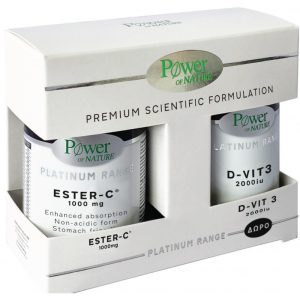 Power Health Platinum Ester C 1000mg με ΔΩΡΟ Vitamin C 1000mg