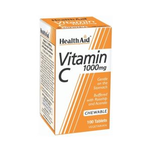 Health Aid Vitamin C 1000mg 100 tabs (μασώμενα)