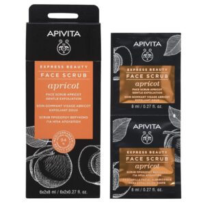 Apivita Express Beauty Scrub με Βερύκοκο 2*8ml