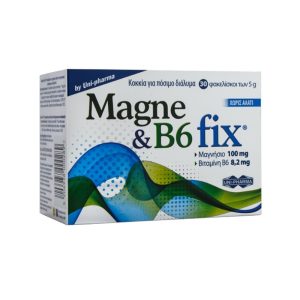 Uni-Pharma Magne & B6 Fix 30φακελ.
